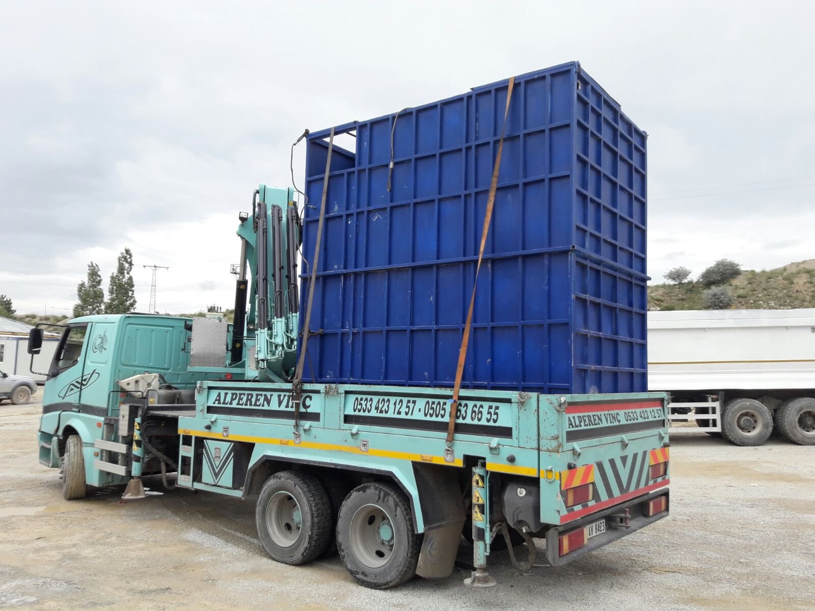 Ankara'da vinç ile taşımacılık.