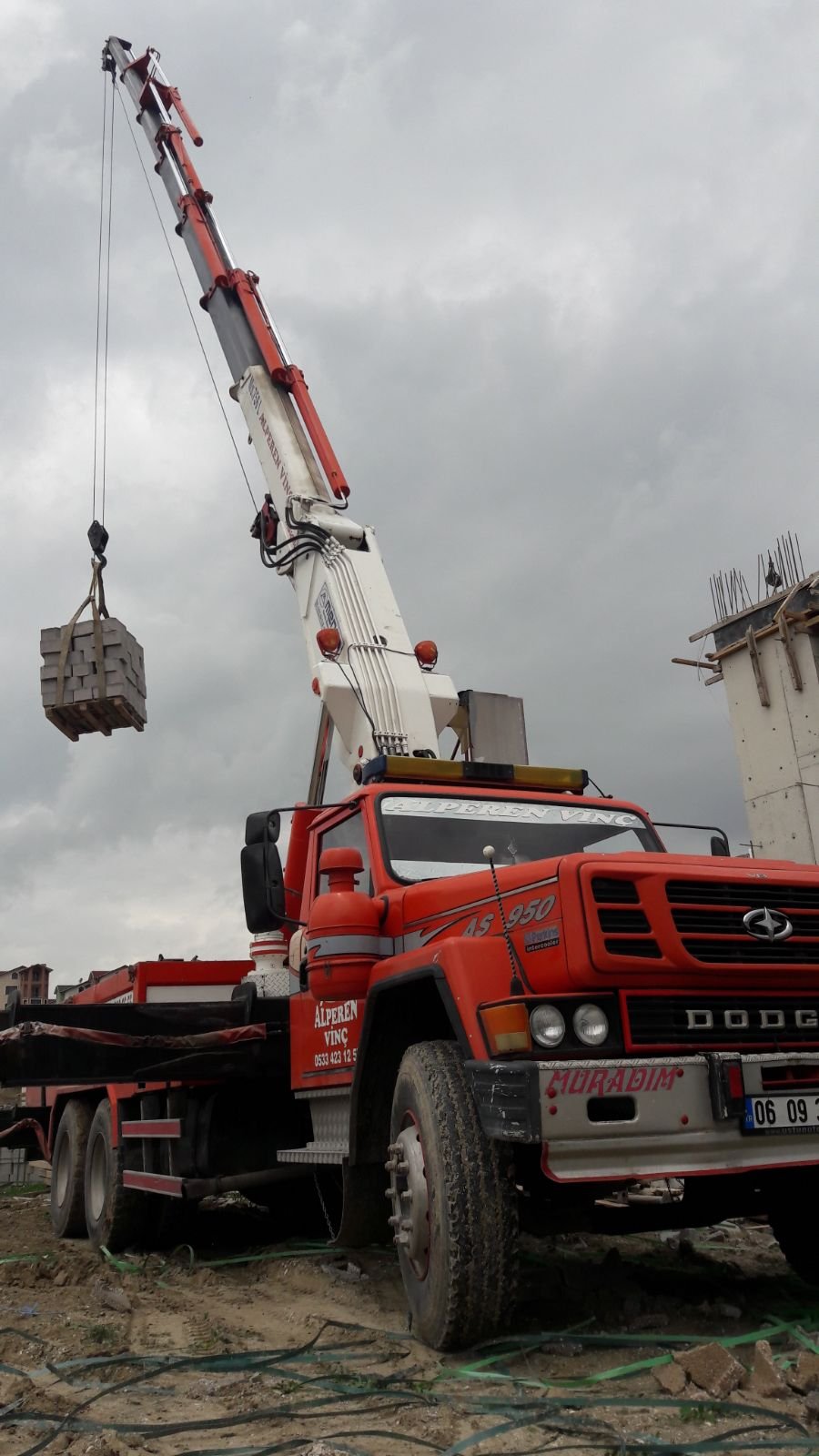 Ankara'da kiralık vinç kamyonlar